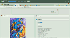 Desktop Screenshot of cherriegal.deviantart.com