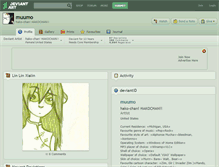 Tablet Screenshot of muumo.deviantart.com