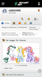 Mobile Screenshot of colormist.deviantart.com