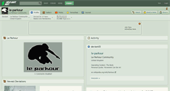 Desktop Screenshot of le-parkour.deviantart.com