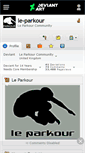 Mobile Screenshot of le-parkour.deviantart.com