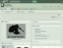 Tablet Screenshot of le-parkour.deviantart.com