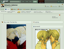 Tablet Screenshot of edward-x-alphonse.deviantart.com