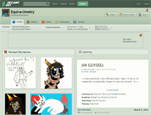 Tablet Screenshot of equiva-ometry.deviantart.com