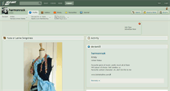 Desktop Screenshot of harmonrook.deviantart.com