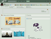 Tablet Screenshot of ixis.deviantart.com