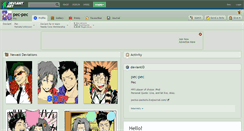 Desktop Screenshot of pec-pec.deviantart.com