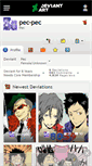 Mobile Screenshot of pec-pec.deviantart.com