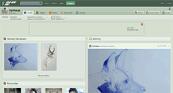 Desktop Screenshot of nymoue.deviantart.com