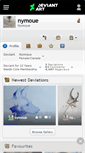Mobile Screenshot of nymoue.deviantart.com