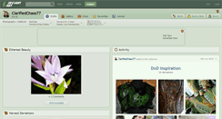 Desktop Screenshot of clarifiedchaos77.deviantart.com