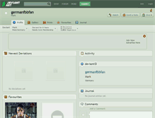 Tablet Screenshot of germanfbbfan.deviantart.com