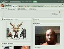 Tablet Screenshot of mondless.deviantart.com