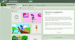 Desktop Screenshot of junglequeens.deviantart.com