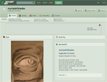 Tablet Screenshot of myriadofshades.deviantart.com