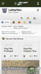 Mobile Screenshot of lotharhex.deviantart.com