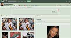 Desktop Screenshot of daniellesanders.deviantart.com