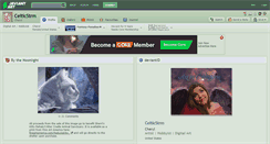 Desktop Screenshot of celticstrm.deviantart.com
