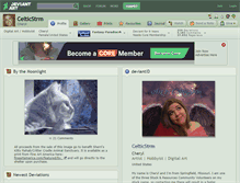 Tablet Screenshot of celticstrm.deviantart.com