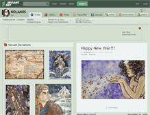 Tablet Screenshot of nolanos.deviantart.com