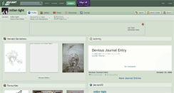 Desktop Screenshot of miller-light.deviantart.com