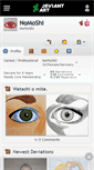 Mobile Screenshot of nomoshi.deviantart.com