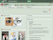Tablet Screenshot of nomoshi.deviantart.com