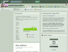 Tablet Screenshot of gamegirlsgonewild.deviantart.com