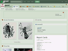 Tablet Screenshot of gaara0.deviantart.com