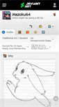 Mobile Screenshot of mazoku64.deviantart.com