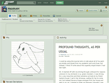 Tablet Screenshot of mazoku64.deviantart.com