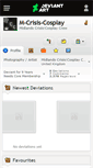 Mobile Screenshot of m-crisis-cosplay.deviantart.com