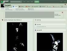 Tablet Screenshot of gonja69.deviantart.com