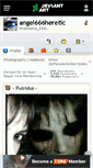 Mobile Screenshot of angel666heretic.deviantart.com