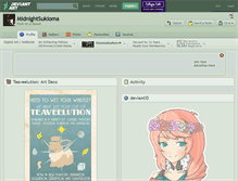 Tablet Screenshot of midnightsukioma.deviantart.com