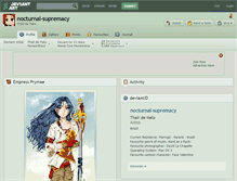 Tablet Screenshot of nocturnal-supremacy.deviantart.com