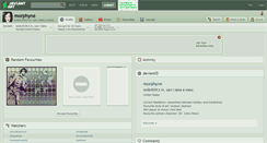 Desktop Screenshot of morphyne.deviantart.com