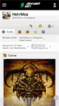 Mobile Screenshot of helvitica.deviantart.com