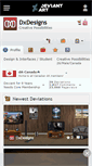 Mobile Screenshot of dxdesigns.deviantart.com