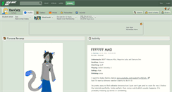 Desktop Screenshot of dancatz.deviantart.com