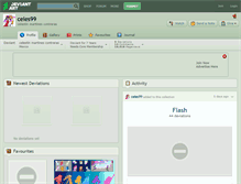 Tablet Screenshot of celes99.deviantart.com
