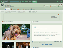 Tablet Screenshot of narishma.deviantart.com