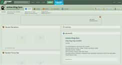 Desktop Screenshot of anime-king-zero.deviantart.com