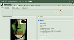 Desktop Screenshot of green-sphinx.deviantart.com
