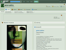 Tablet Screenshot of green-sphinx.deviantart.com