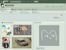 Tablet Screenshot of mastercheefs.deviantart.com