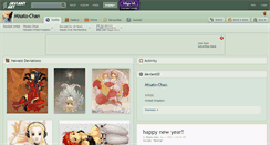 Desktop Screenshot of misato-chan.deviantart.com