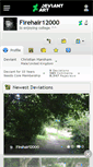 Mobile Screenshot of firehair12000.deviantart.com