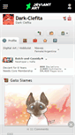 Mobile Screenshot of dark-clefita.deviantart.com