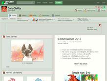 Tablet Screenshot of dark-clefita.deviantart.com